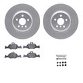 Dynamic Friction Co 4512-31296, Geospec Rotors with 5000 Advanced Brake Pads includes Hardware, Silver 4512-31296